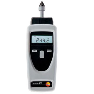 적외선과 접촉식 RPM 측정기 testo 470