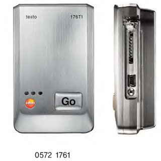 메탈 하우징 고정밀 1채널 온도 로거 testo 176 T1
