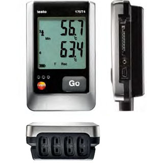 고정밀 4채널 온도 로거 testo 176 T4
